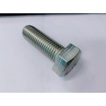 Φυσικό χρώμα DIN933 Hex Head Bolt