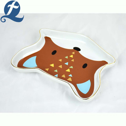 New design modern cartoon fox food pet bowl