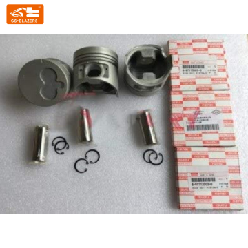 Piston et anneau authentiques pour la mini excavatrice EX35U (8-97235-556-0)