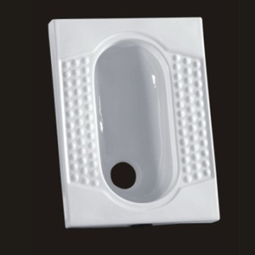 Keramische hockend Pfanne ohne Trapway (Nr. 19 #P)