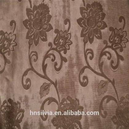 Velvet fabric for sofa, burnout silk velvet fabric