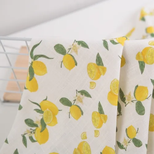 Customized Digital Print Linen-Rayon Fabric for Clothing