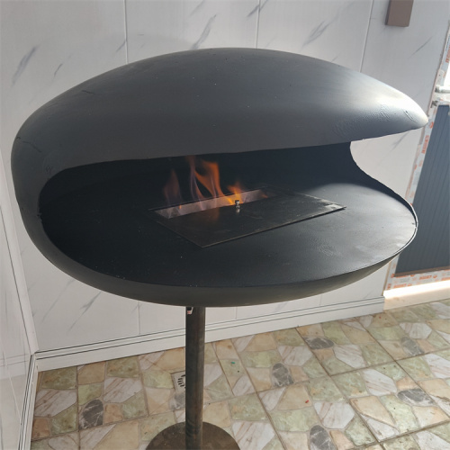 Ground Steel Rose Gold Edition Bio Ethanol Fireplace