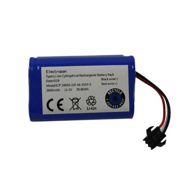 Batteria agli ioni di litio 18650 3S1P 11,1 V 2600 mAh