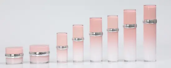 Factory Supply Straight Round Acrylic Bottles
