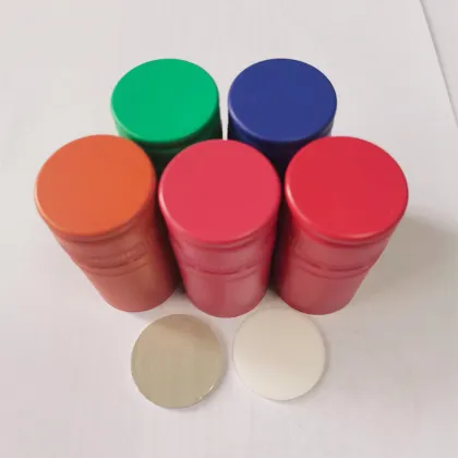 Mineral water aluminum cap
