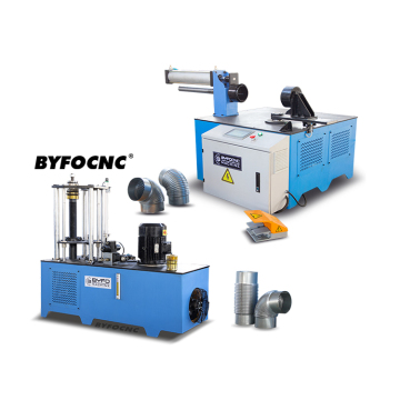 Corrugated Elbow Air Duct Forming and Cutting Machine for Duct Making