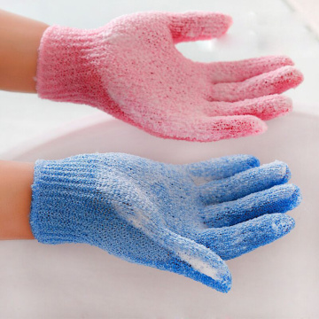 1 Pair Hand Shape Shower Scrubber Exfoliating Back Body Massage Mitten Skin Moisturizing Spa Bath Glove