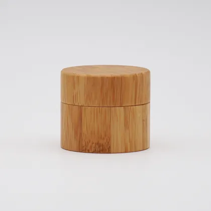 Eco Friendly Bamboo Cosmetic Cream Jar Packaging