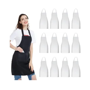 Custom Printed Apron for Chefs and Hairdressers - 2 Pockets, Washable, Unisex