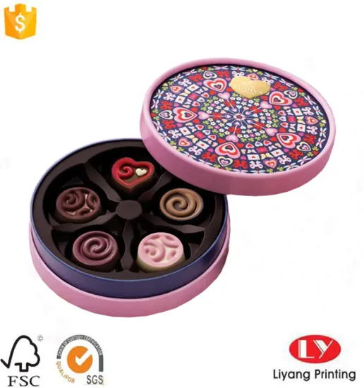 round cardboard box for food packaging