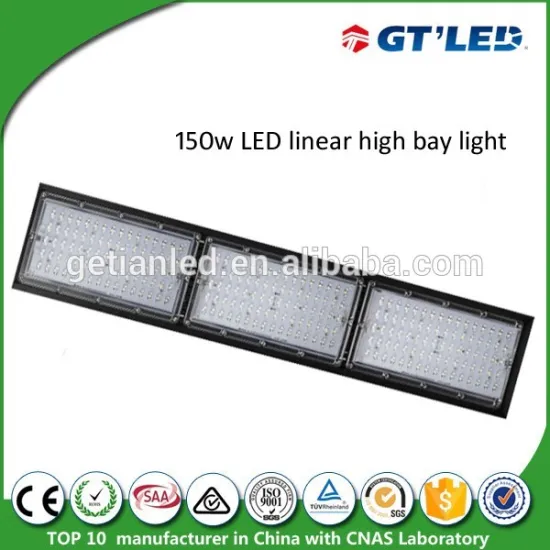 135lm/w 120w industrial lighting dlc led linear high bay