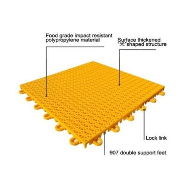 25CM Modular Interlocking Weatherproof Sports Flooring Tiles for Basketball and Badminton Courts