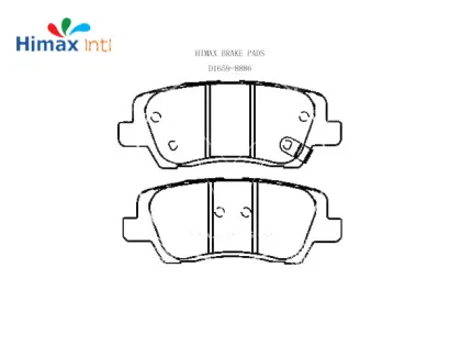 D1659-8886 Brake Pad For Cadillac ATS Brembo Front Brake 2013-2014