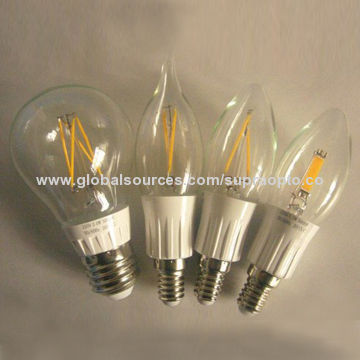 A60 6W light filament bulb, indoor use, with high brightness, CE mark