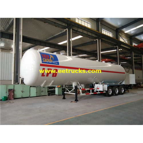 Trailer xe tăng LPG 60000l với máy bơm