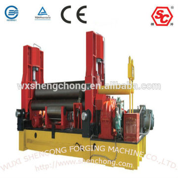 Hydraulic rolling machine, automatic rolling machine, plate rolling machine