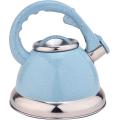 Sky Blue Mirror Stainless Steel Whistling Stovetop Teapot