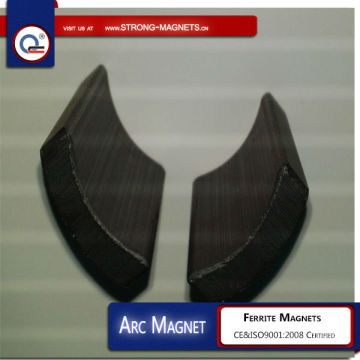 Arc-shaped Ferrite magnets / tile ferrite magnets