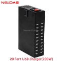 20 puertos USB Charger Multi Fast Cargo