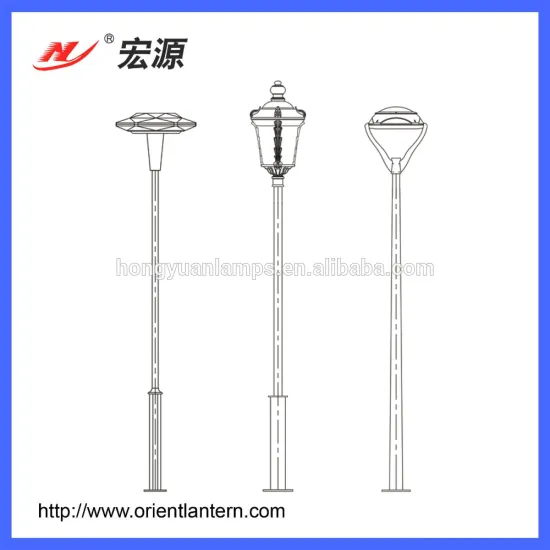 HDG garden lamp top post pole