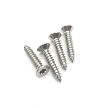 Torx head self tapping countersunk screws
