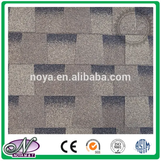 20 Year warranty professional manufactures coloured glaze laminated asphalt shingles with great price