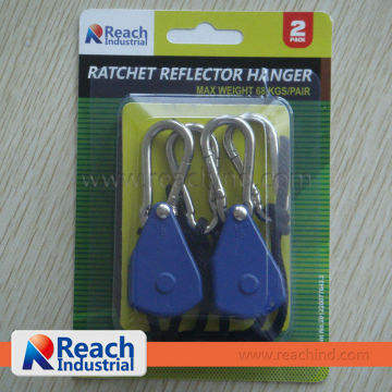 150LBS Colorful Plastic Rope Ratchet Hanger Pair /Manufacture in Ningbo