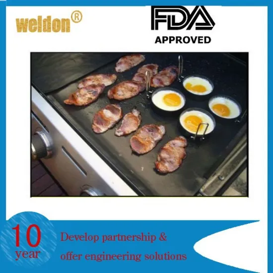 Perfect Christmas gift - BBQ grill mat - Set of 2 barbecue cooking mats Make grilling easy