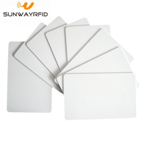 Printable 13.56mhz Blank White NFC F08 PVC Card