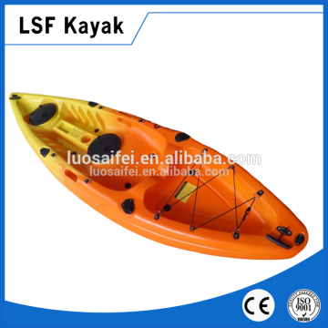 single plastic canoe fishing kayak LLDPE single kayak