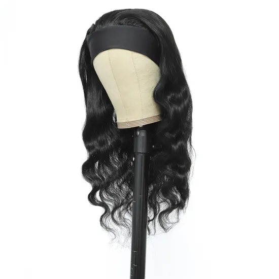 YS Hot selling Body Wave Virgin Brazilian Human Hair Wigs Glueless Headband Wig Machine Made Wig for Black Women Perruqe
