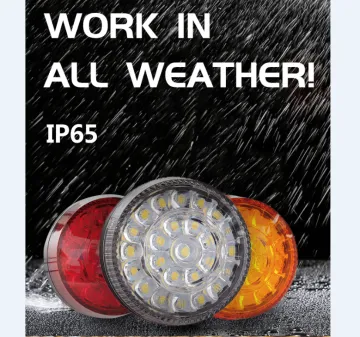 12V Truck LED Multi-Function Trailer Light Submersible Boat Trailer Tail/stop/real indicator Light for Motorcycle