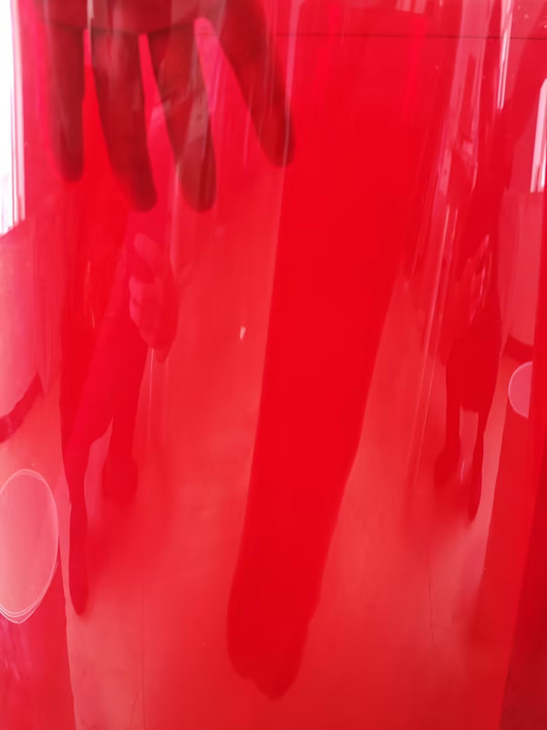 Transparent Red PVC Film