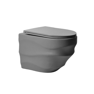 Modern Rimless Wall-Hung Toilet with Vortex Flushing