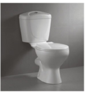 Κλασικό απλό υγιεινής ύφασμα δύο τεμαχίων τουαλέτας