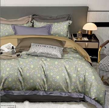 Modern Luxury Modal Fabric Printed Bedding Set
