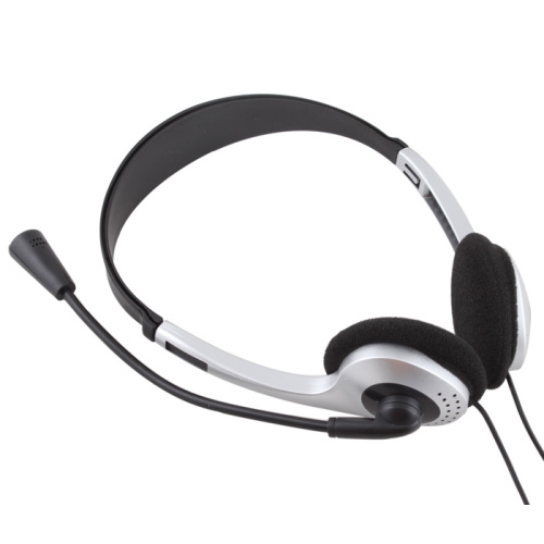 Headphone komputer berkualitas tinggi dengan Mikrofon Rotary