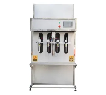 High Capacity Filling Machine for Liquid Products: Honey, Chemical Detergents, Softeners (100-2000ML)