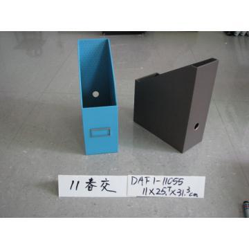 cardboard magazine file box