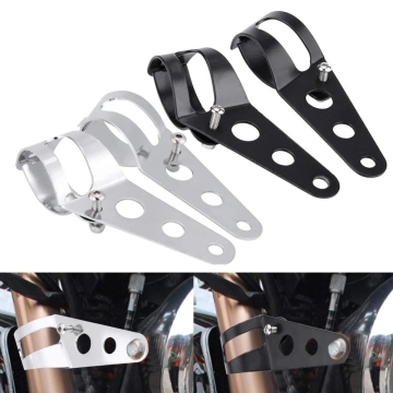 28-36mm ve 35-43mm farlar için evrensel motosiklet far montaj tutucu braketi