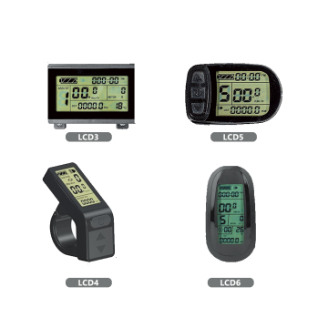 Kunteng KT Series LCD Display: Colorful Electric Bike Dashboard with Waterproof or Normal Plug