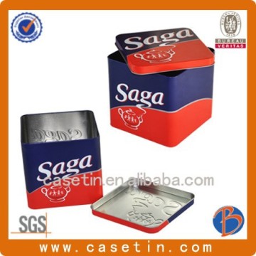 High quality empty metal gift card tins