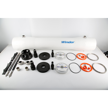 WINDER 8-inch 450psi Glass Fiber Reinforced Plastic (FRP) RO Membrane Housing for Water Filtration Systems