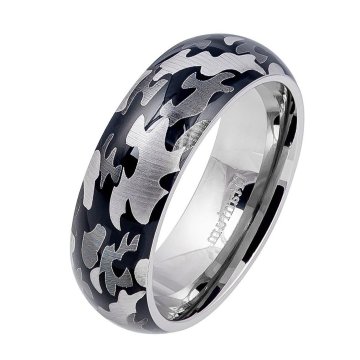 2024 Camouflage Tungsten Ring Jewelry - Wholesale Bulk 8mm 6mm