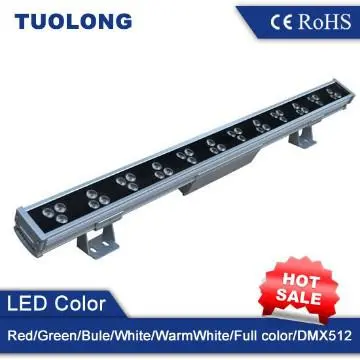 CE RoHS IP65 RBG DMX512 18w 26w 36w colored flood light covers