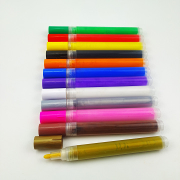 Set di marker di schizzo personalizzabile a 24 colori - Painting fai -da -te a base di acqua liquida Marcatori acrilici