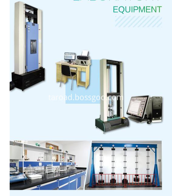 High-strength geonet laboratory equipment