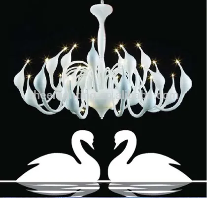 Modern Swan chandelier Swan Table Lamp Swan Floor Lamp