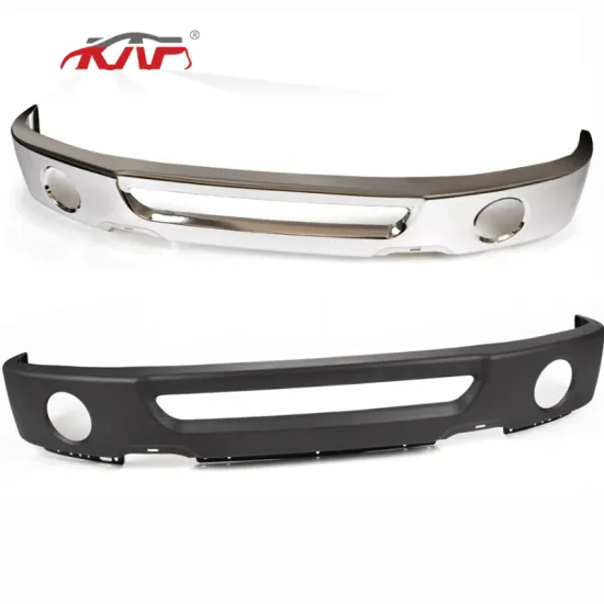 Chrome Steel Front Bumper with Fog Lamp Holes for Ford F150 2006-2008